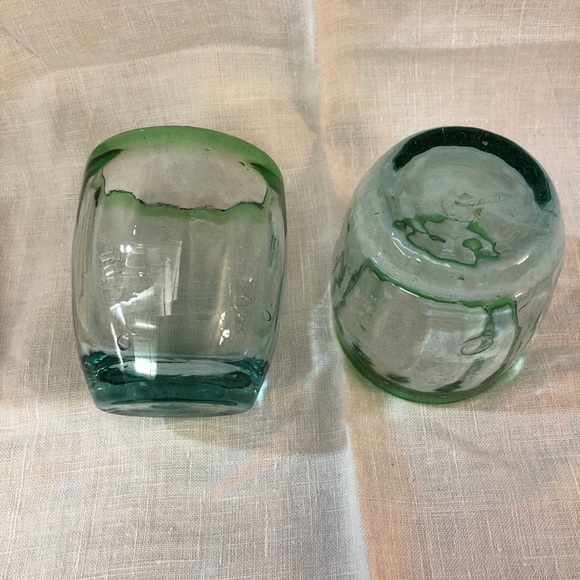 Hand Blown Mexican Bubble Glass - Picture 4 of 5